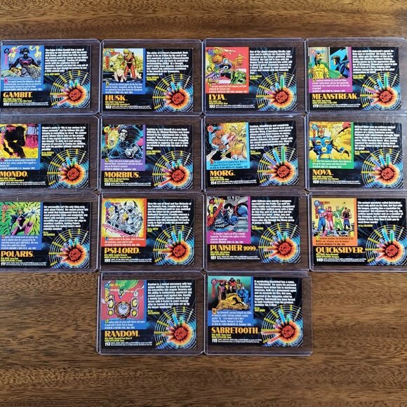 Marvel Universe Series 5 (1994) BASE Trading Cards  - Gambit to Sabretooth - Picture 2 of 16